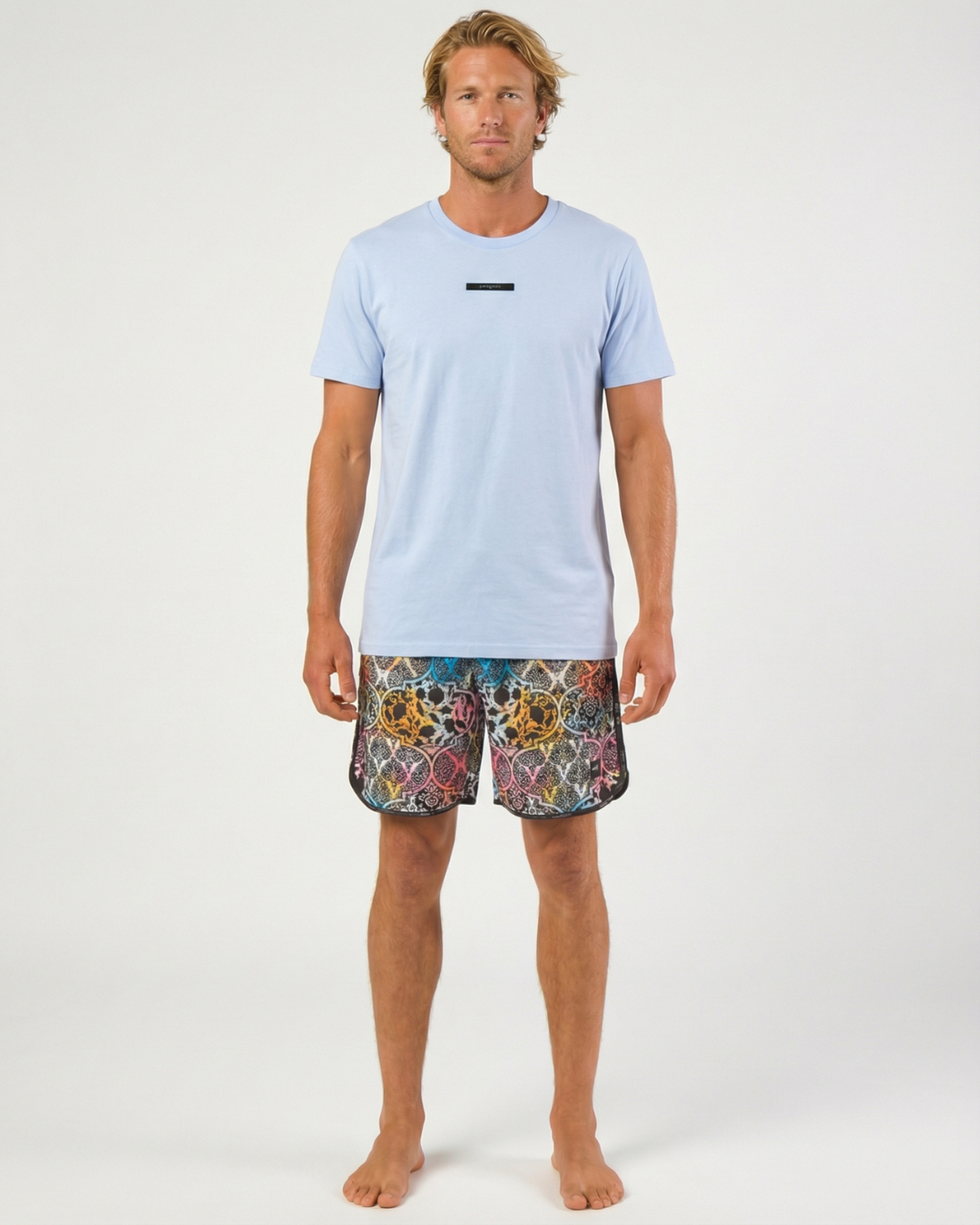 STAR Life Style unisex beach t-shirt in white with iconic logo, premium lifestyle apparel.