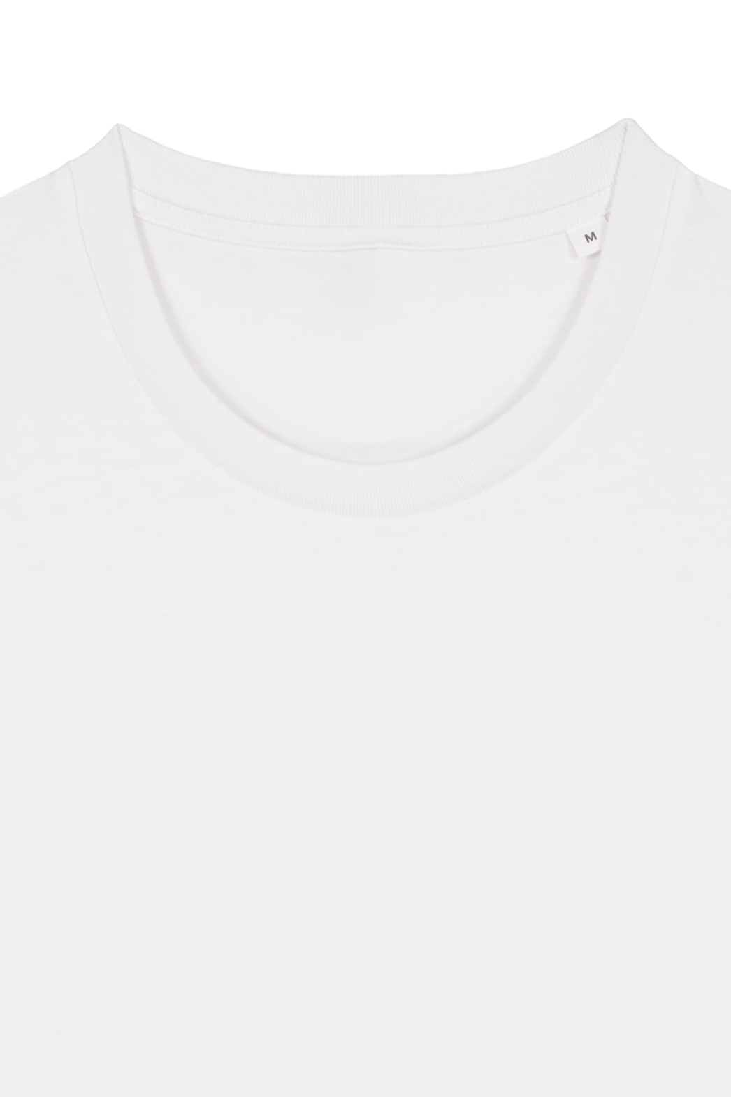 STAR Beachwear iconic logo t-shirt in white organic cotton, front view of the star print.