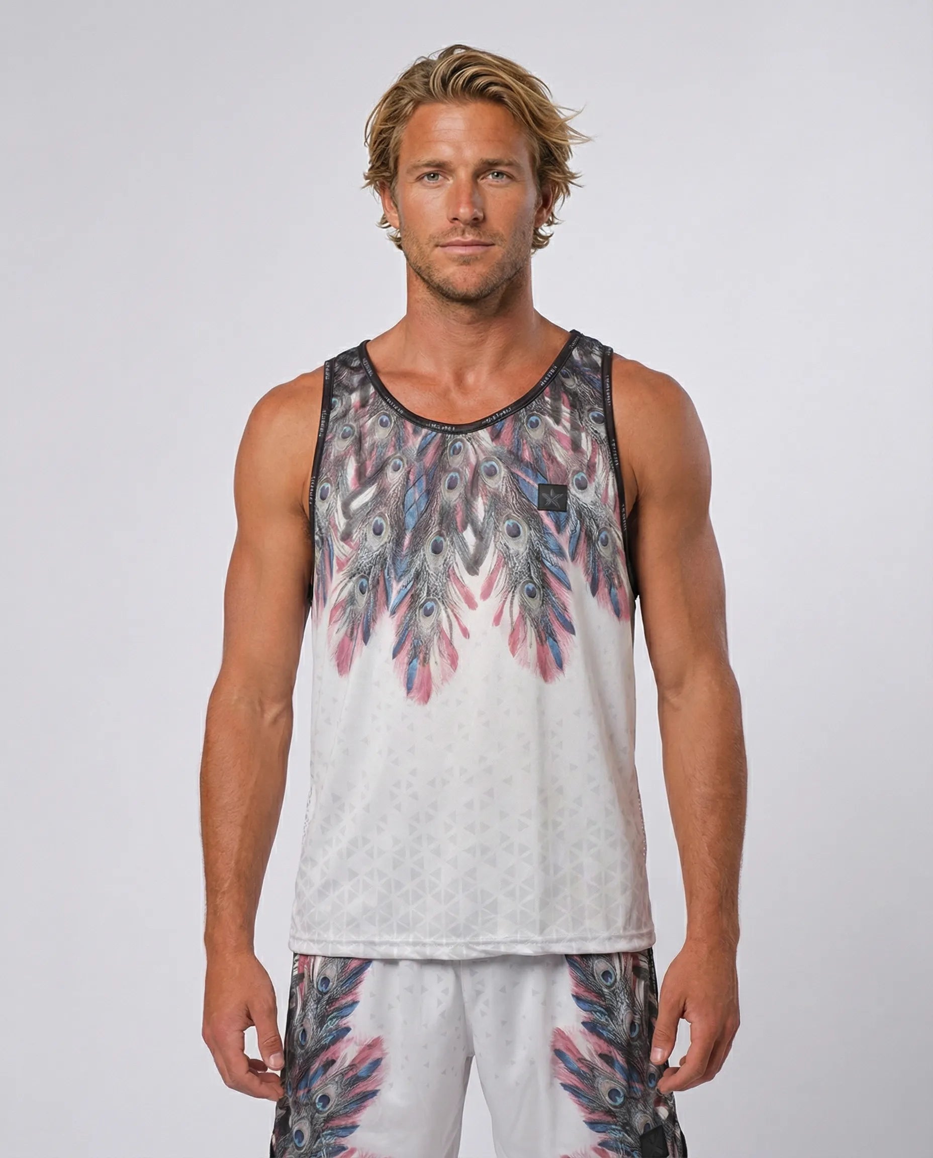 Sand-Off, Tank Top, Performance, Beach Volleyball, Regular Fit, Dry-Tech, Unisex, Peacock.