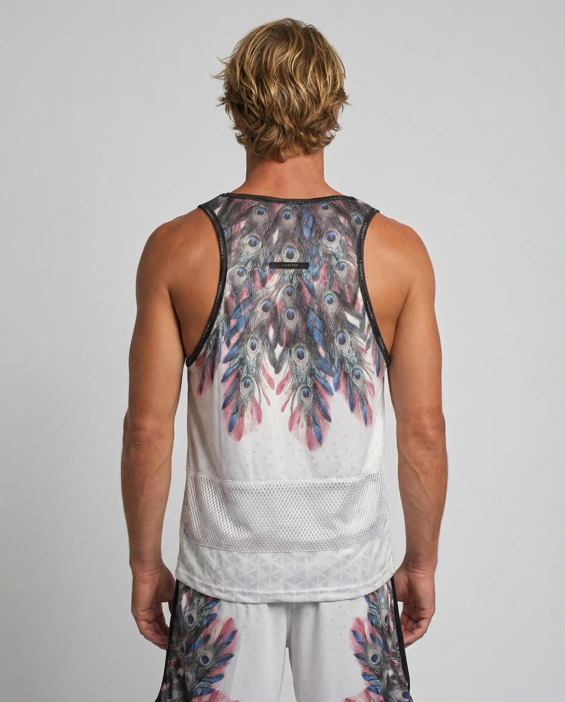 Sand-Off, Tank Top, Performance, Beach Volleyball, Regular Fit, Dry-Tech, Unisex, Peacock.