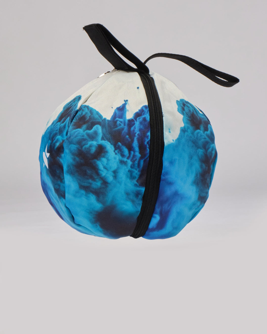 STAR Beach Volleyball Ball Bag with vibrant graphic print, featuring an integrated backpack hook and elastic handle