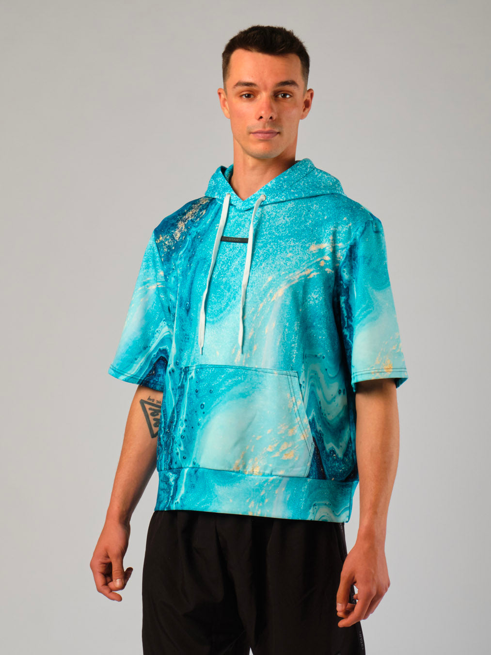 Active Short Sleeve Hoodie