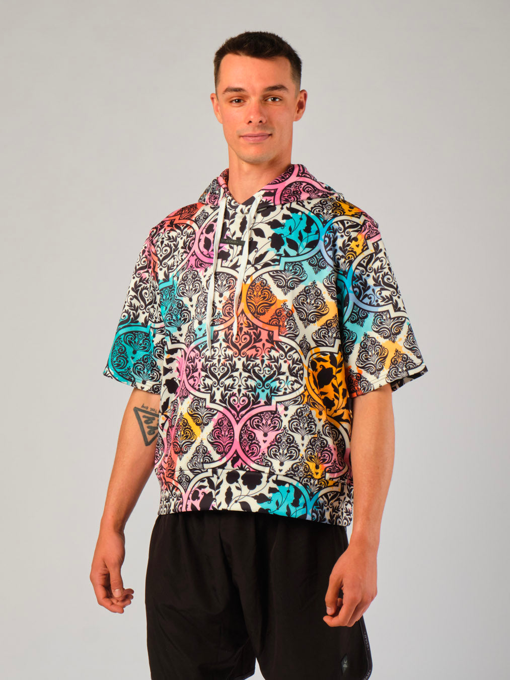 Active Short Sleeve Hoodie