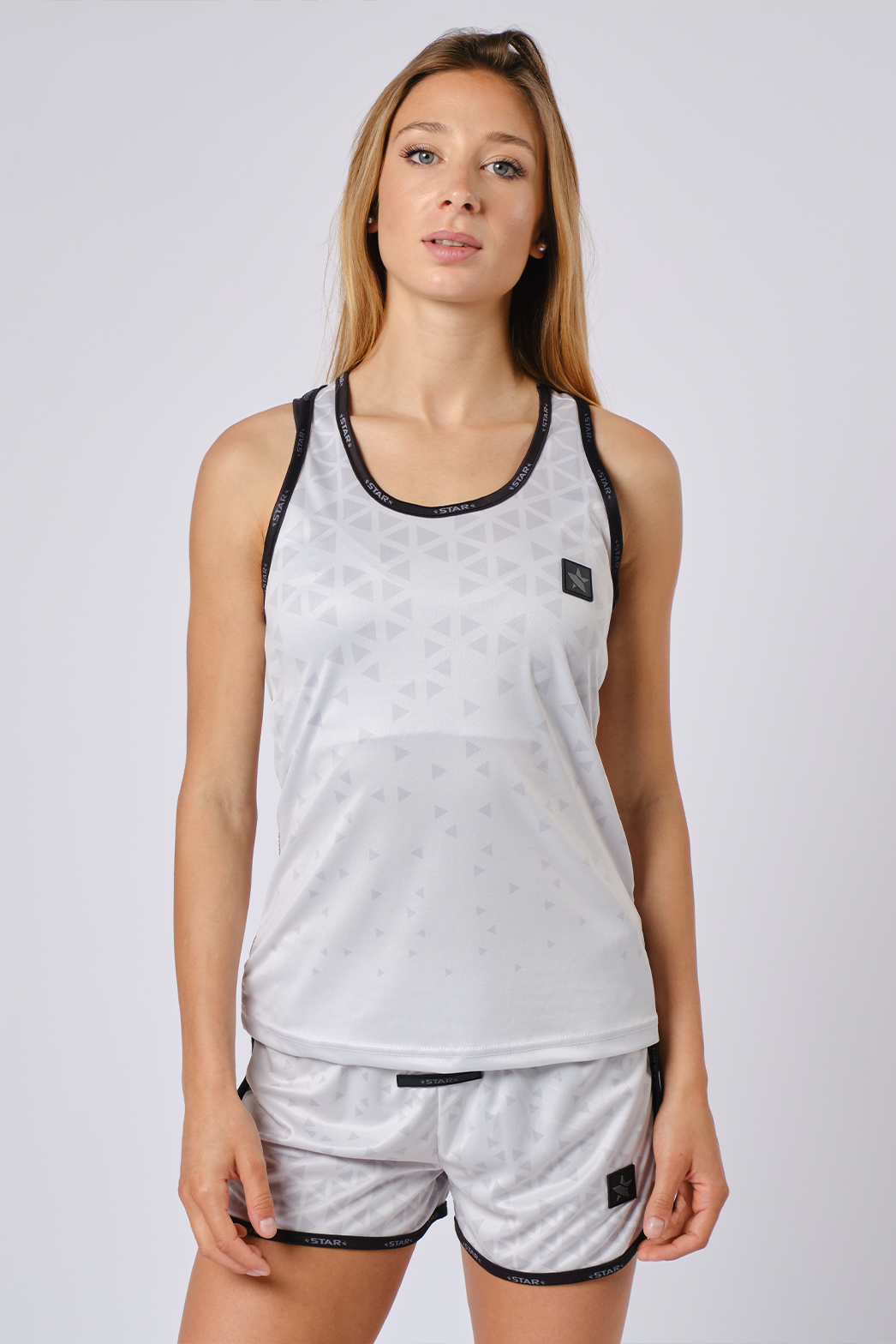 "Sand Off" Beach Volleyball Tank Top Women White - Sleek & Versatile