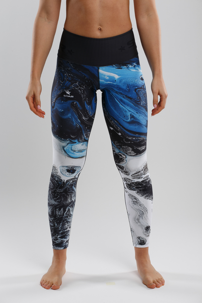 STAR "Draco" Women's Beach Volleyball Leggings - Front View - Sand-Off Technology
