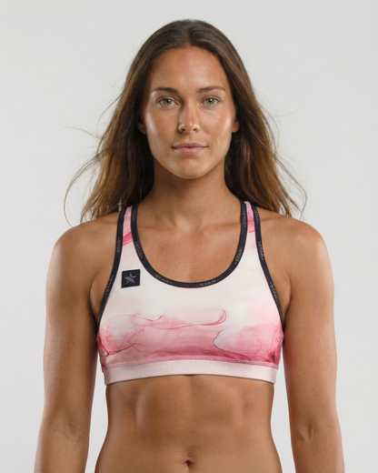STAR Virgo Court Top high-performance beach volleyball sports bra with Sand-Off technology, athletic fit.