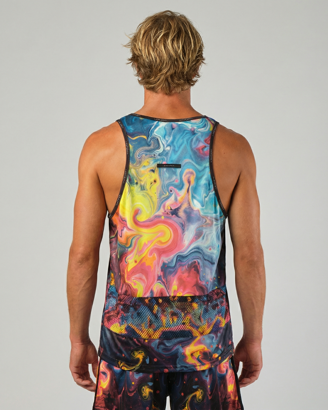 STAR Vega performance tank top with Sand-Off technology, anti-sand regular fit gear for beach volleyball.