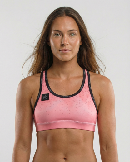 STAR Meteorite Court Top high-performance beach volleyball sports bra with Sand-Off technology, available in multiple colors.