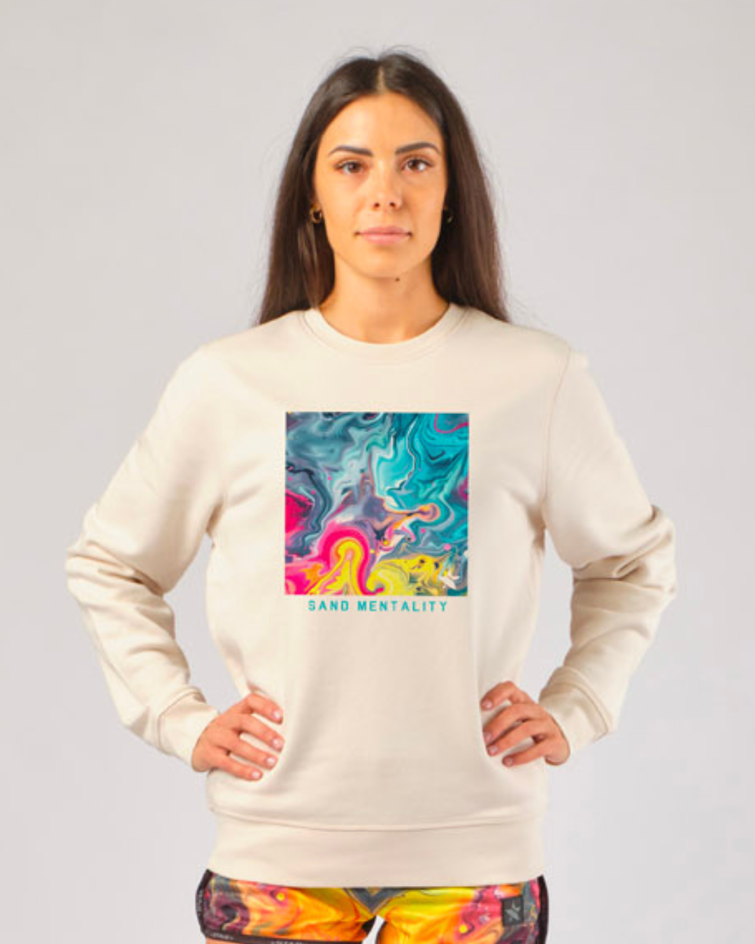 STAR Signature Print Crewneck - Sustainable Unisex Recycled Sweatshirt
