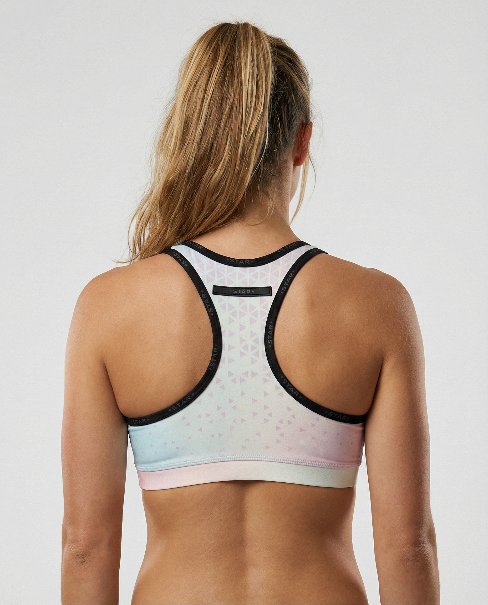 STAR Meteorite Court Top high-performance beach volleyball sports bra with Sand-Off technology, available in multiple colors.