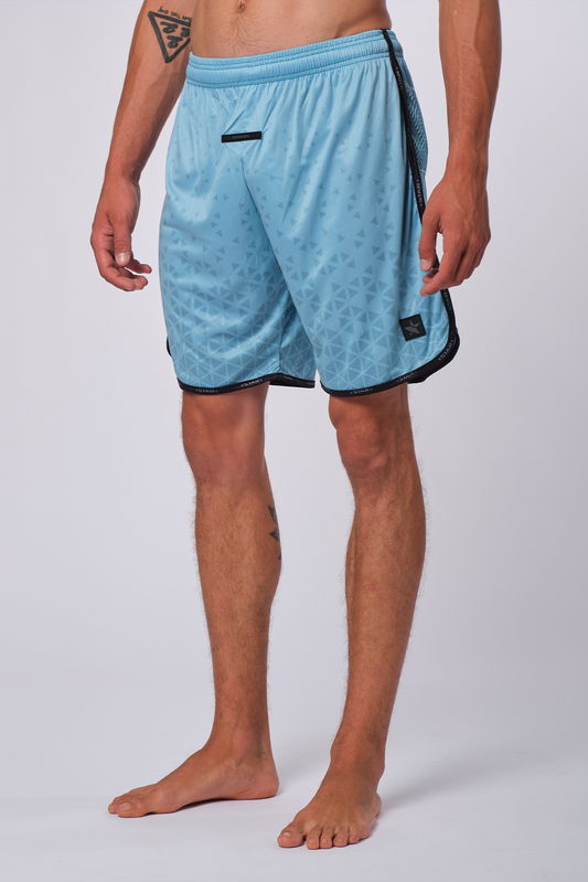 Sand Off Blue Beach Volleyball Shorts - Sporty & Comfortable