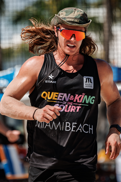 The Choice of Champions: Star Beachwear Tank Top for Queen & King of the Court Miami Beach