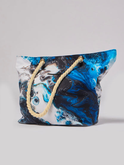 STAR Essentials Beach Bag in heavy-duty fabric, versatile unisex gear tote for beach volleyball accessories