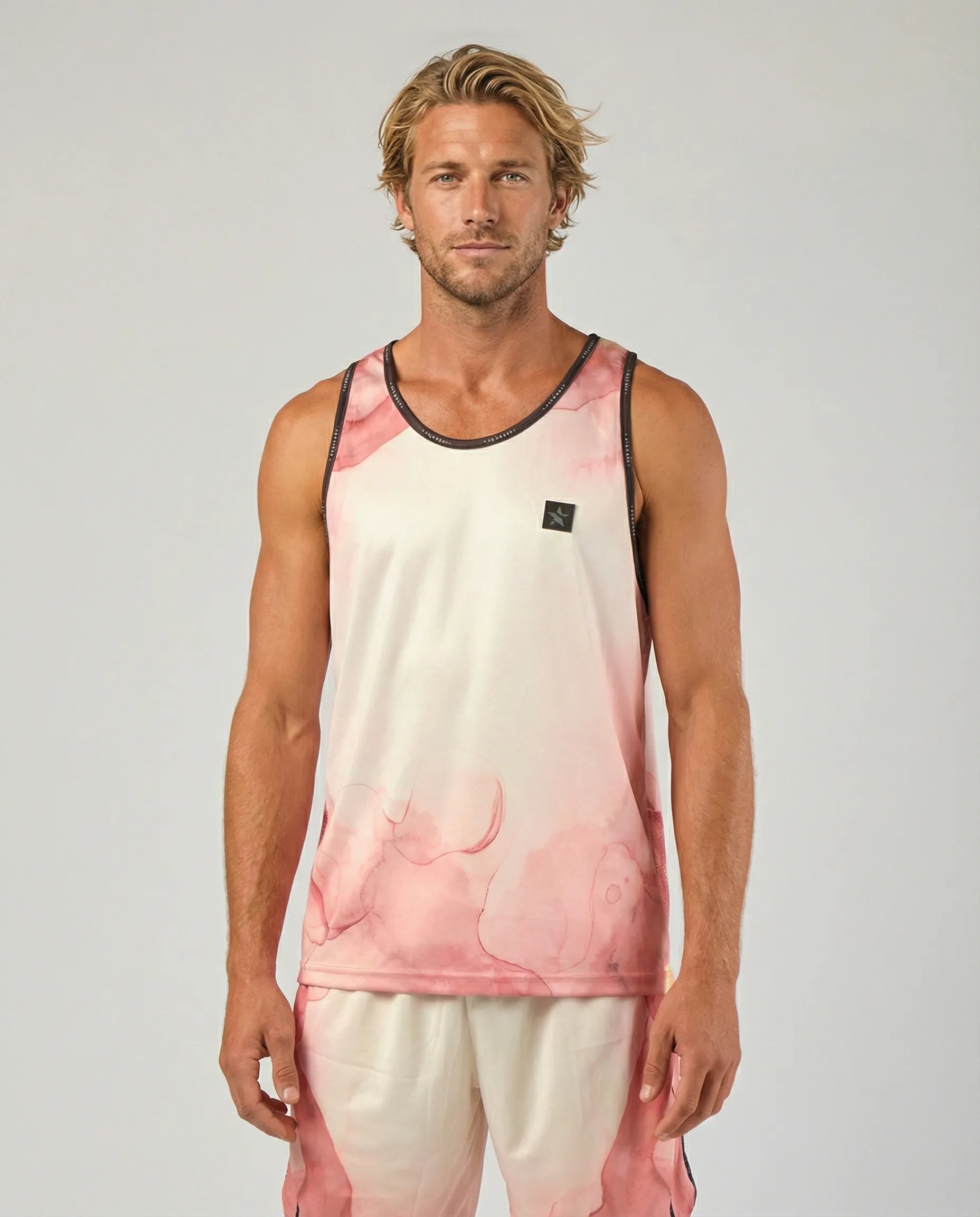 STAR Virgo performance tank top with Sand-Off technology, anti-sand regular fit gear for beach volleyball.