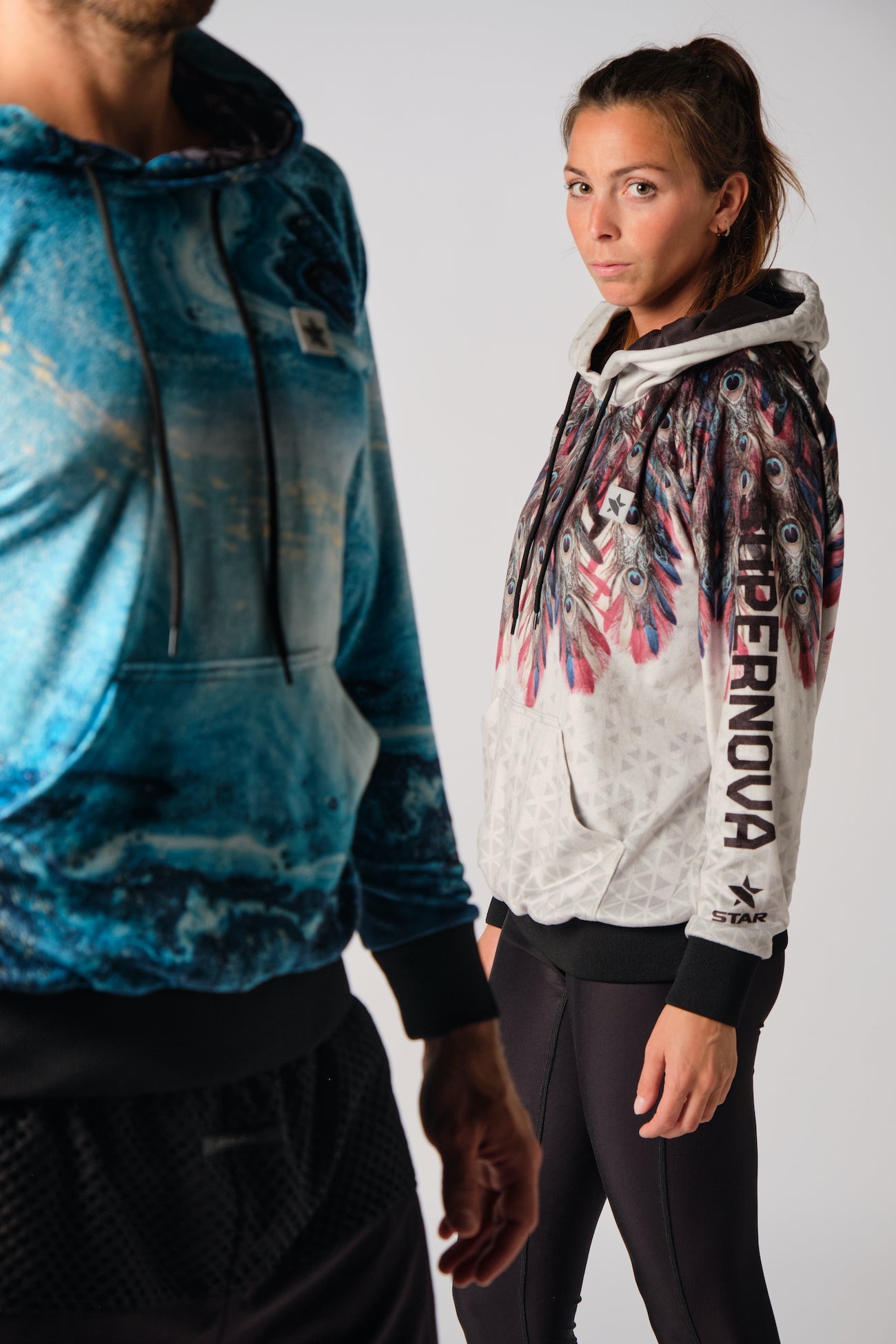 Peacock Velvet Hoodie - Ultimate Comfort & Style