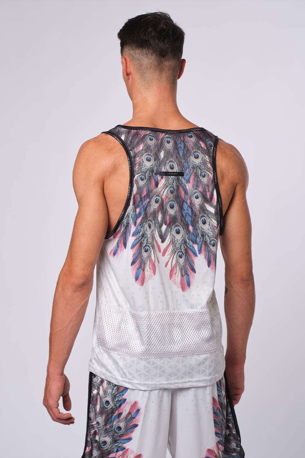 Sand Off Peacock Beach Volleyball Tank Top - Bold & Breathable