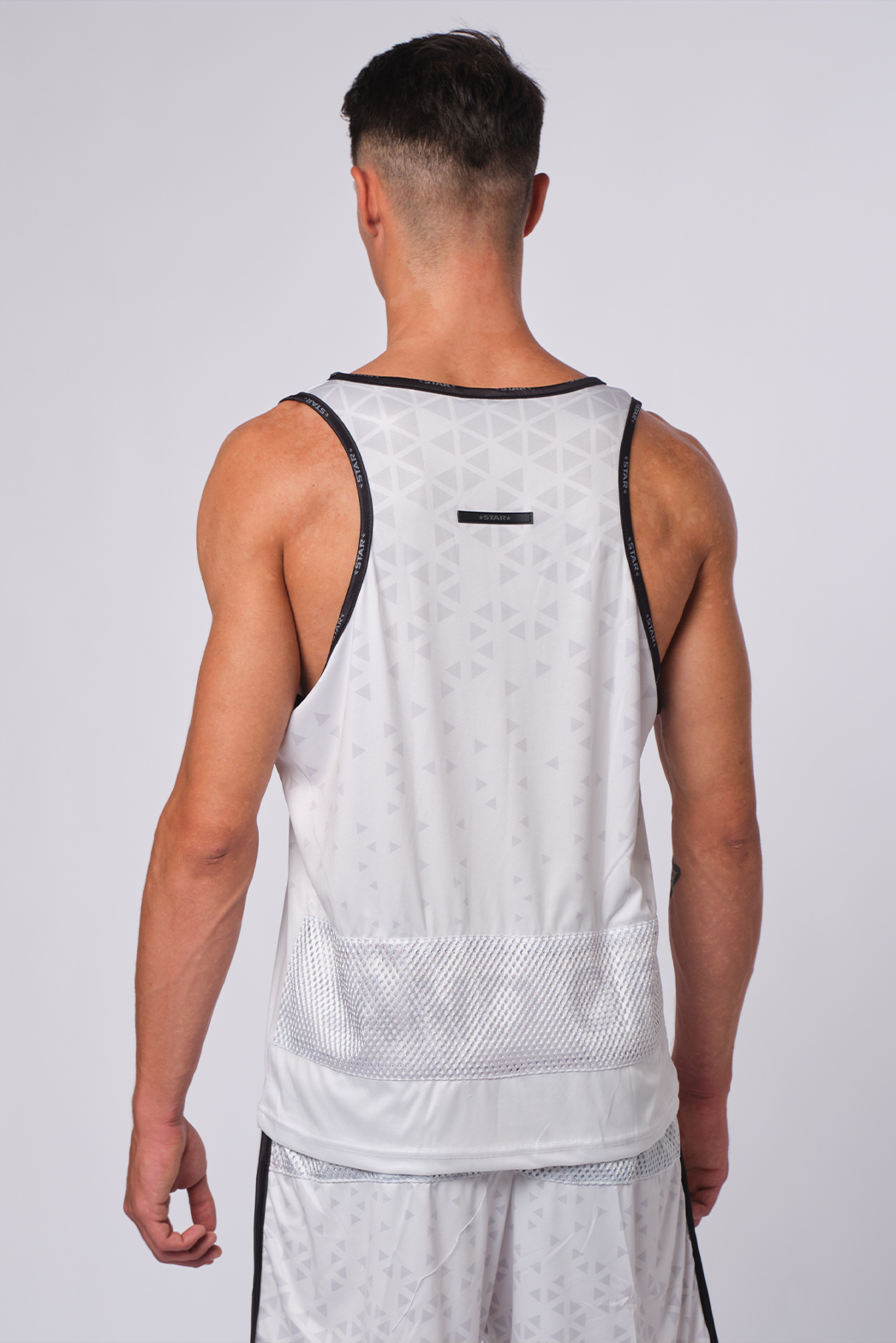 "Sand Off" Beach Volleyball Tank Top White - Sleek & Stylish