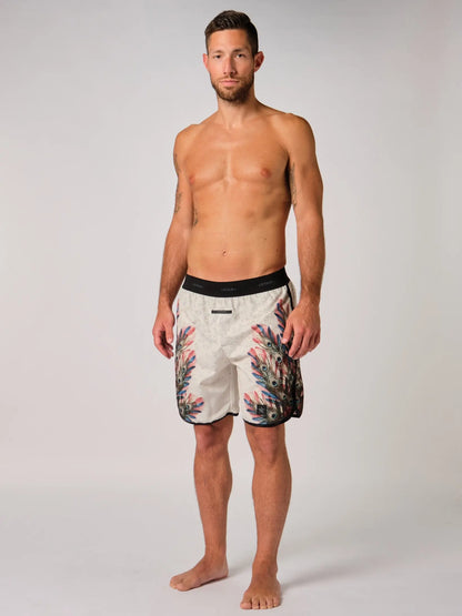 Peacock Beach Volley Shorts - Bold & Comfortable