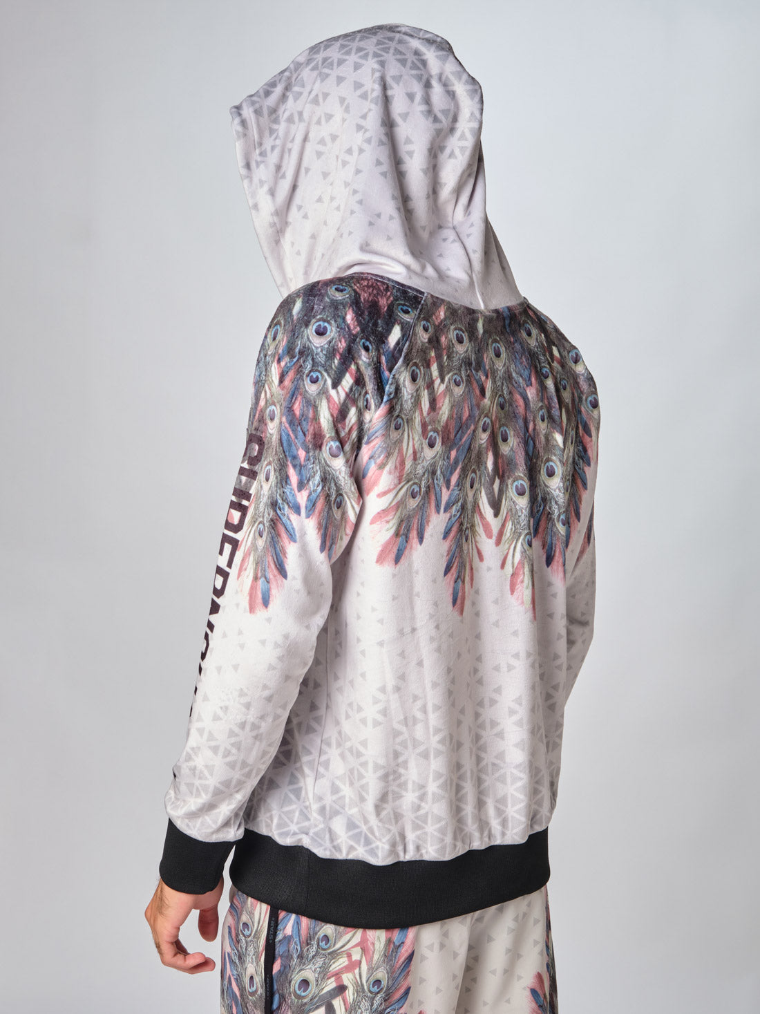 Peacock Velvet Hoodie - Ultimate Comfort & Style