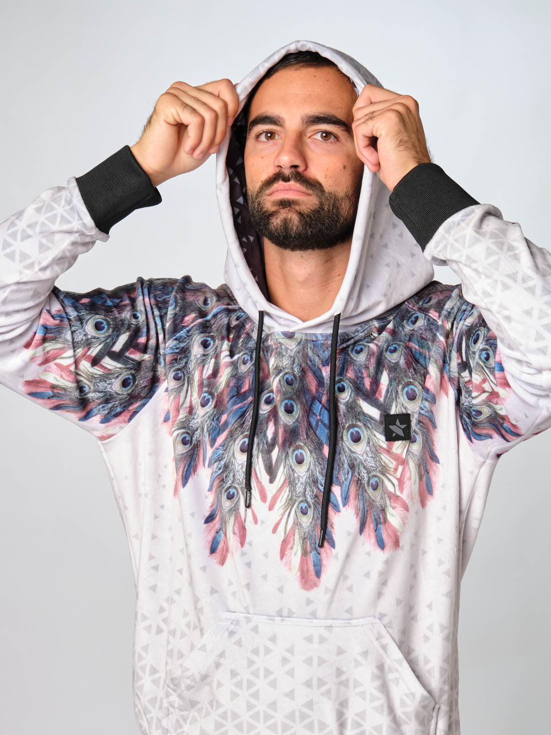 Peacock Velvet Hoodie - Ultimate Comfort & Style
